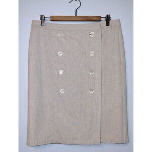 Isaac Mizrahi for Target Wrap Pencil Skirt, 100% Cotton, Fully Lined (Size 12)